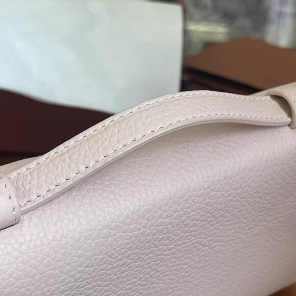 Loro Piana Pink Leather Handbag - Picture 4 of 7